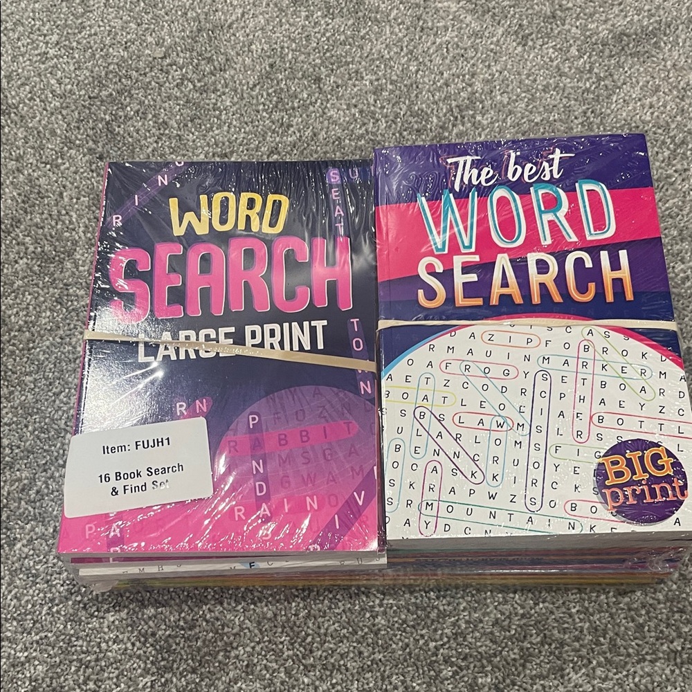 Word Search Puzzle Books Set(NO OFFER PLEASE)